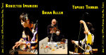 Brian Allen (trombone), Yumiko Tanaka (shamisen, electric taisho-goto) and Kohsetsu Imanishi (koto)